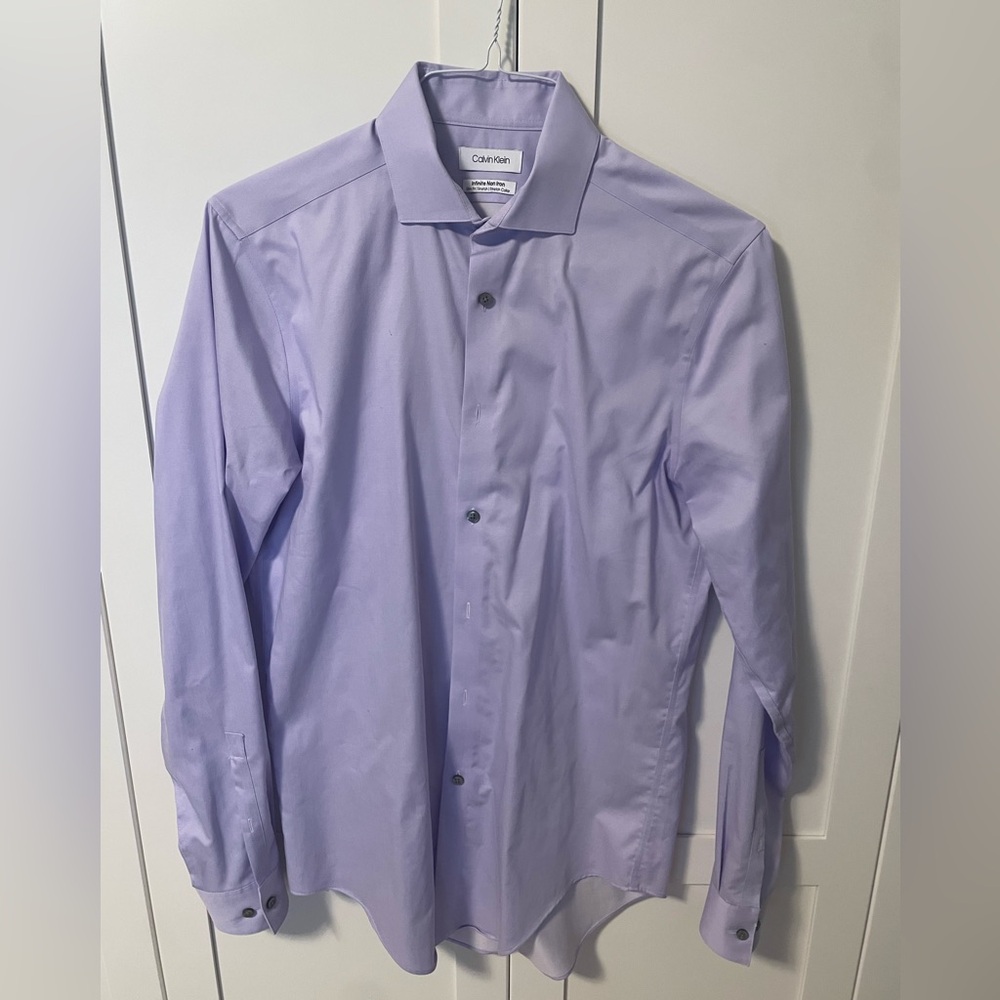 Calvin Klein Men’s Lavender Dress Shirt